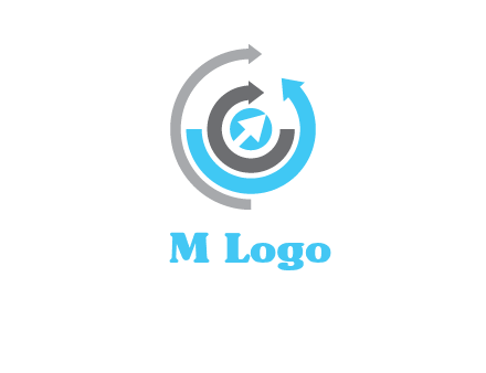 multiple arrows logo