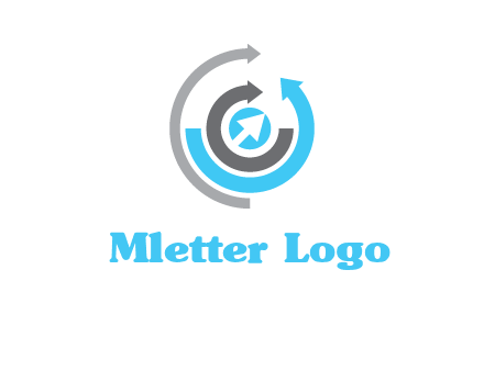 multiple arrows logo