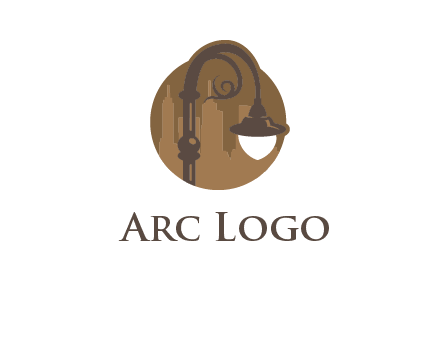 victorian street lamp icon
