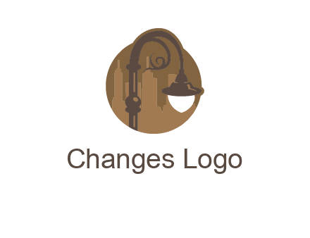 victorian street lamp icon