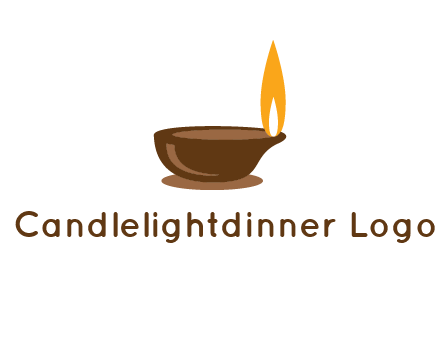 diwali lamp logo