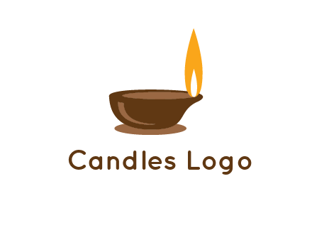 diwali lamp logo