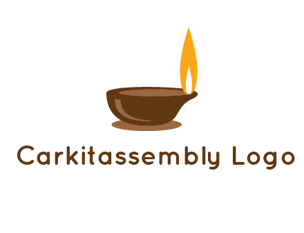 diwali lamp logo