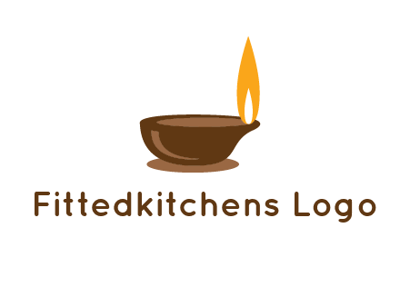 diwali lamp logo