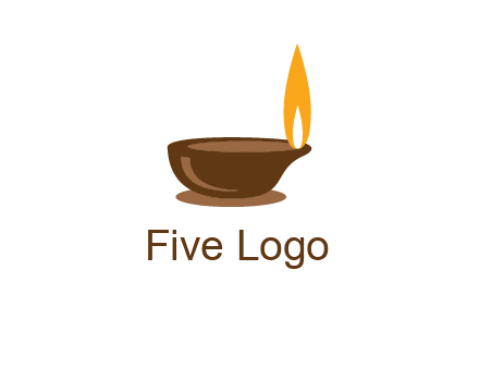 diwali lamp logo