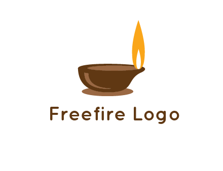 diwali lamp logo