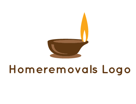 diwali lamp logo