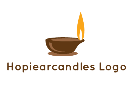 diwali lamp logo