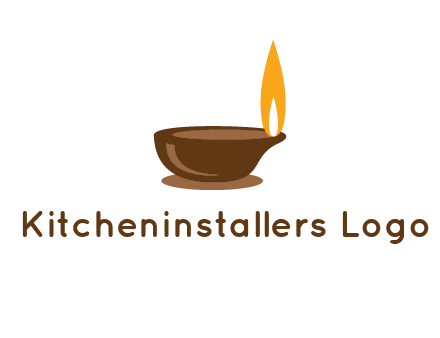 diwali lamp logo