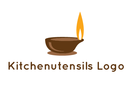 diwali lamp logo