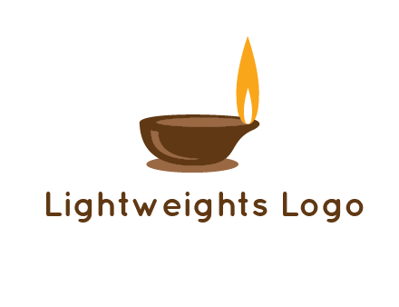 diwali lamp logo