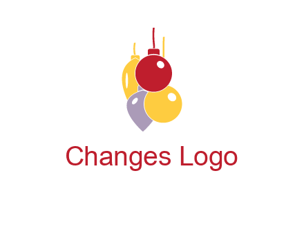 christmas ornaments icon