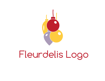 christmas ornaments icon