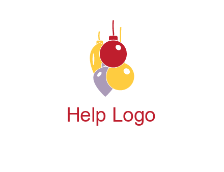 christmas ornaments icon