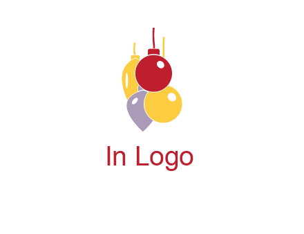 christmas ornaments icon