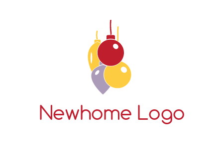 christmas ornaments icon
