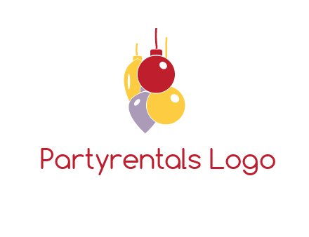 christmas ornaments icon