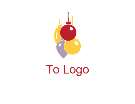 christmas ornaments icon