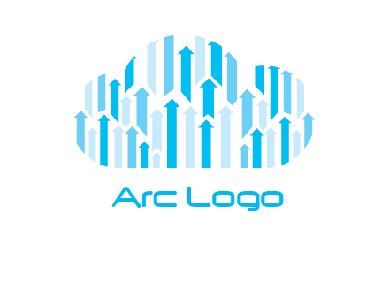 arrows cloud logo