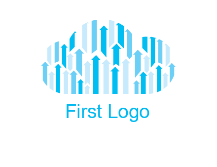 arrows cloud logo