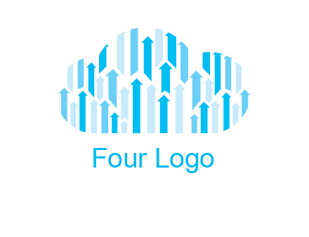 arrows cloud logo
