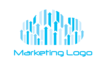 arrows cloud logo