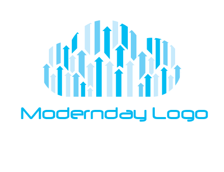 arrows cloud logo