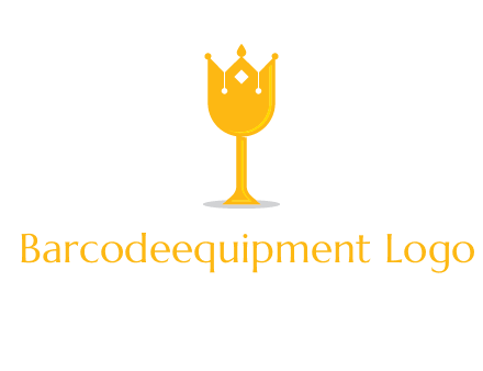 wine glass crown logo