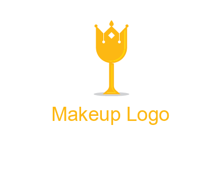 wine glass crown logo