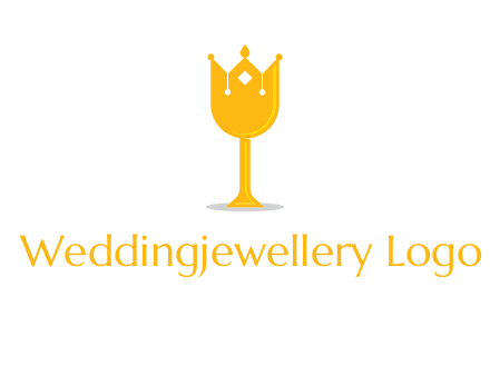 wine glass crown logo