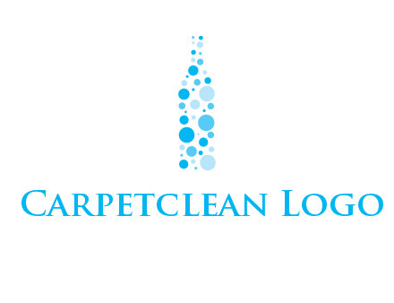 bubble wine bottle icon
