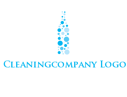 bubble wine bottle icon