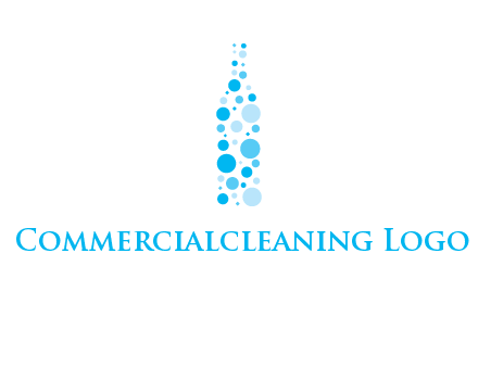 bubble wine bottle icon