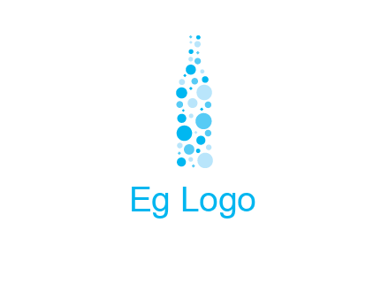 bubble wine bottle icon