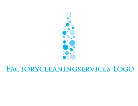 bubble wine bottle icon