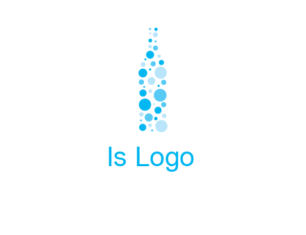 bubble wine bottle icon