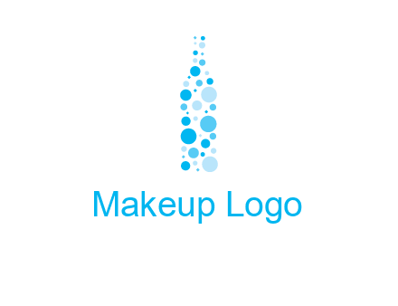 bubble wine bottle icon