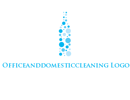 bubble wine bottle icon