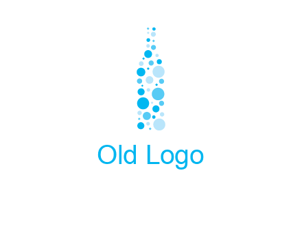 bubble wine bottle icon
