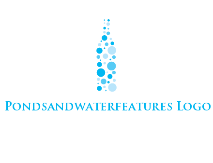 bubble wine bottle icon