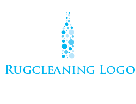 bubble wine bottle icon