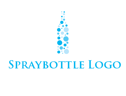 bubble wine bottle icon