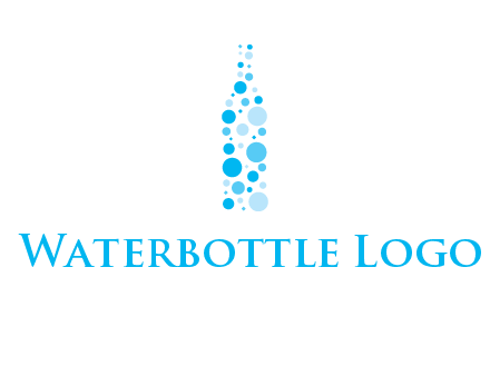 bubble wine bottle icon