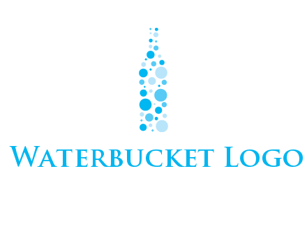 bubble wine bottle icon