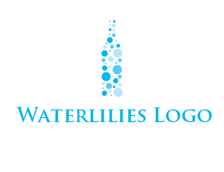 bubble wine bottle icon