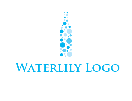 bubble wine bottle icon