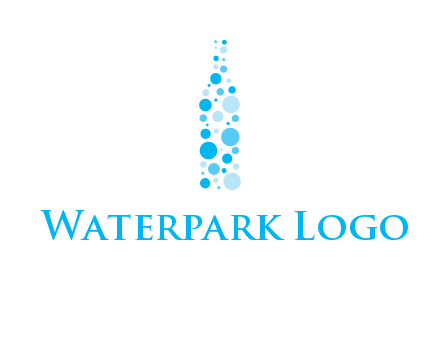 bubble wine bottle icon