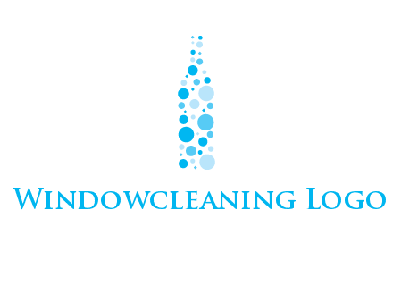 bubble wine bottle icon