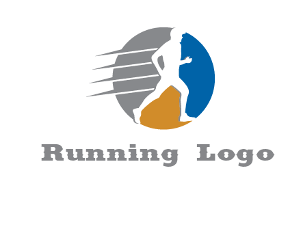 running in circle logo