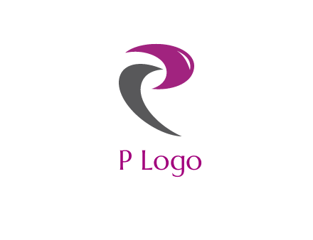 letter P swoosh logo